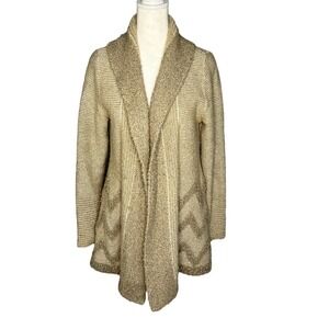 Anthropologie Angel of the North Drape Front Cardigan Size M